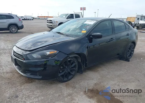 2016 Dodge Dart Sxt из США, поврежденный, VIN 1C3CDFBB4GD752391